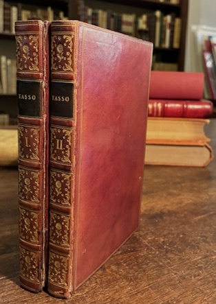 Torquato Tasso Gerusalemme liberata di Torquato Tasso, con note o sia spiegazioni utili e dilucidazioni grammaticali, da Romualdo Zotti, ad uso degli studiosi della lingua italiana 1820 Londra presso Romualdo Zotti